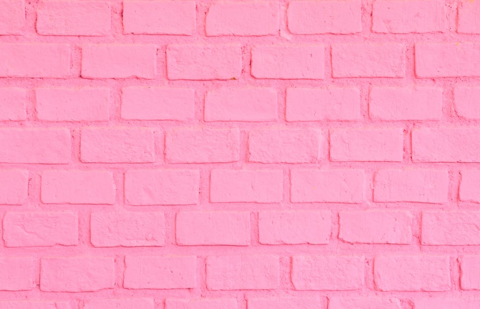 Pink brick wall